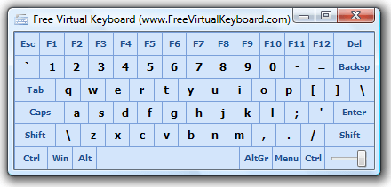 Скачать бесплатно Free Virtual Keyboard