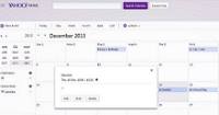 Yahoo Calendar - Лучшие бесплатные программы напоминания и списка дел