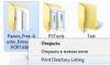 Как получить список файлов папки из контекстного меню проводника Windows?