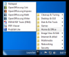 Как добавить панель быстрого запуска Windows 7 в трей?